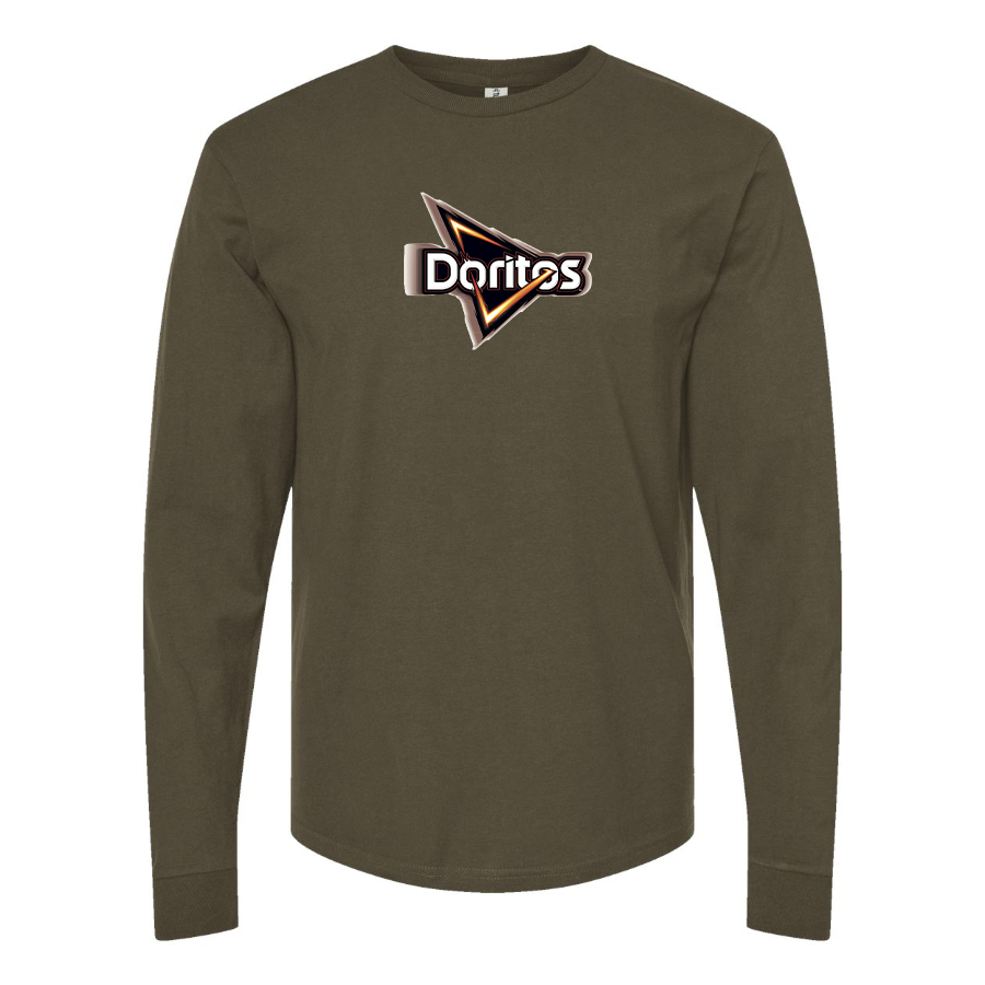 Men's Doritos Logo Cotton Long Sleeve T-Shirt