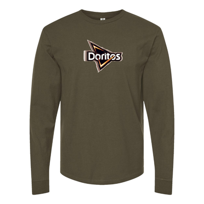 Men's Doritos Logo Cotton Long Sleeve T-Shirt