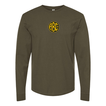 Men's ABC Motors Logo Cotton Long Sleeve T-Shirt
