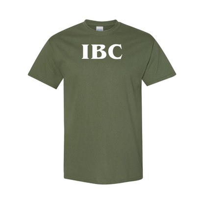 Men IBC Logo Cotton T-Shirt