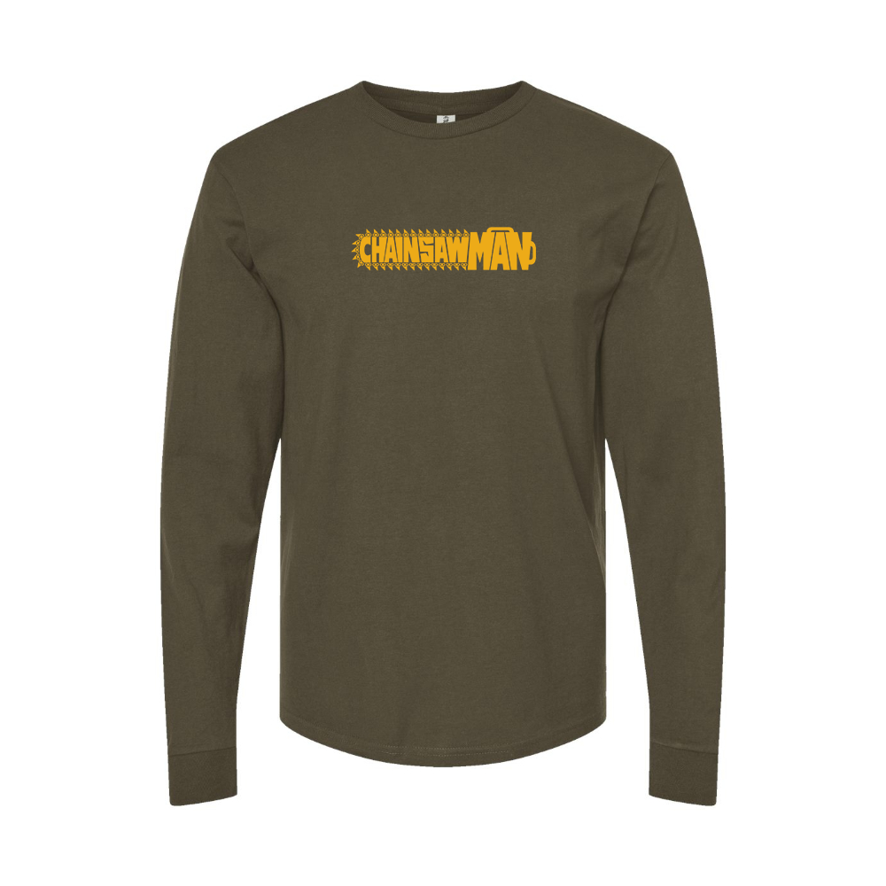 Men's Chainsaw Man Logo Long Sleeve T-Shirt