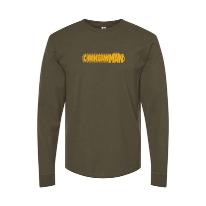 Men's Chainsaw Man Logo Long Sleeve T-Shirt