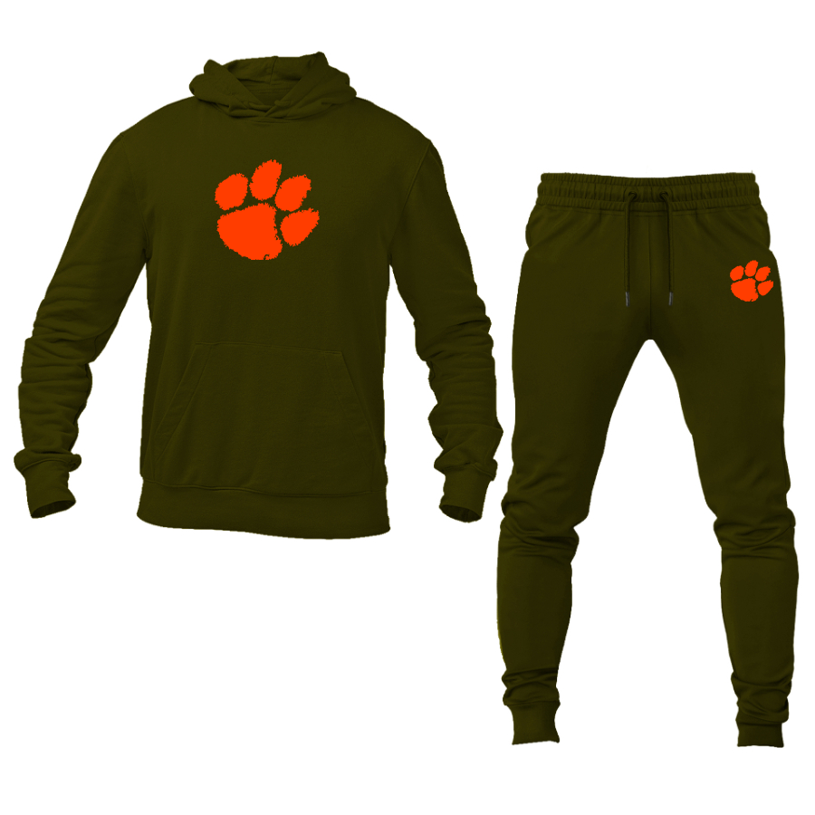 Men's Clemson Tigers Hoodie Joggers Set