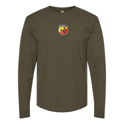 Men's Abarth Logo Cotton Long Sleeve T-Shirt