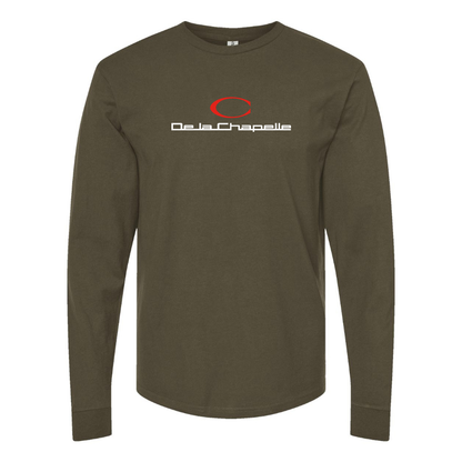 Men's De La Chapelle  Logo Cotton Long Sleeve T-Shirt