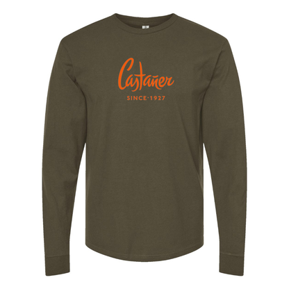 Men's Castaner Logo Cotton Long Sleeve T-Shirt