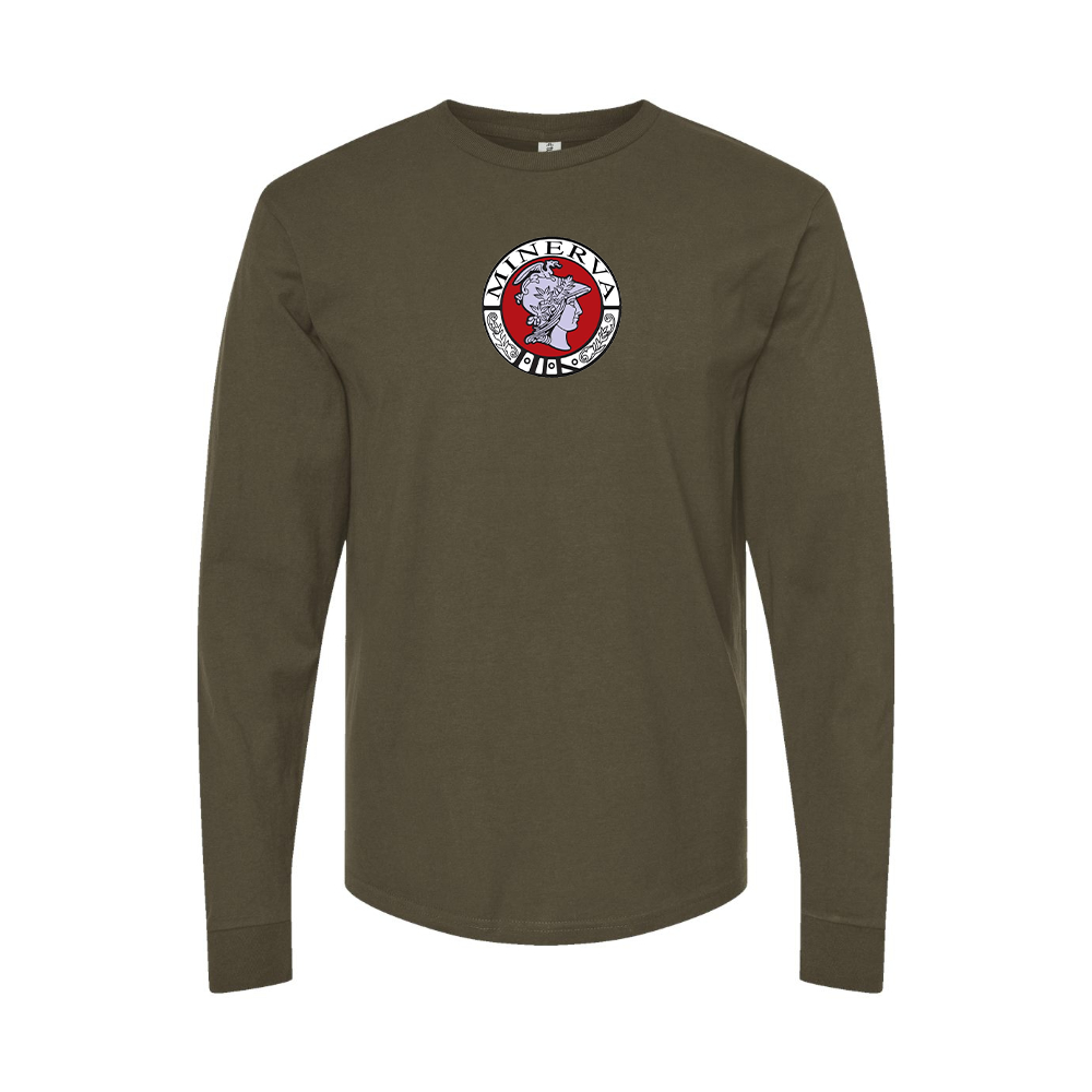 Men's  Minerva Automobile Logo Long Sleeve T-Shirt