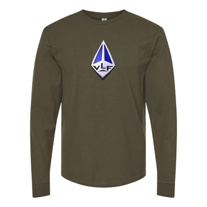 Men's VLF Logo  Cotton Long Sleeve T-Shirt