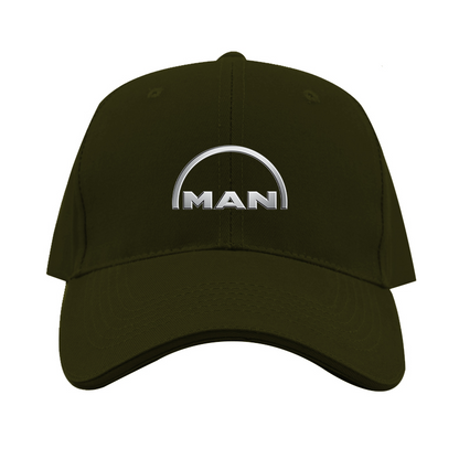 MAN Logo  Dad Baseball Cap Hat