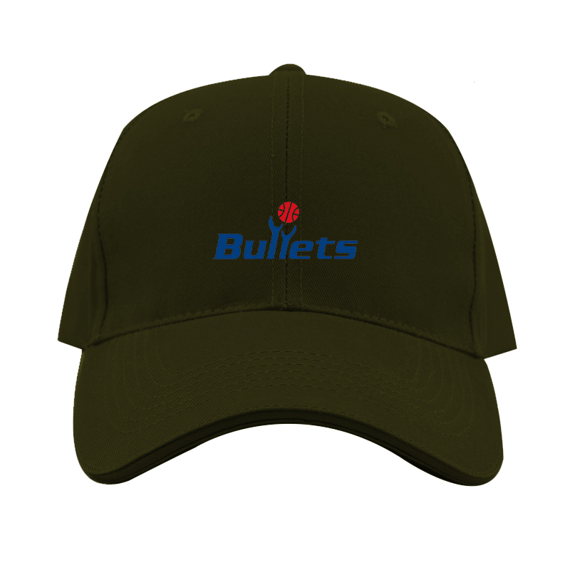 Baltimore Bullets Logo  Dad Baseball Cap Hat