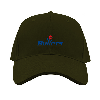 Baltimore Bullets Logo  Dad Baseball Cap Hat
