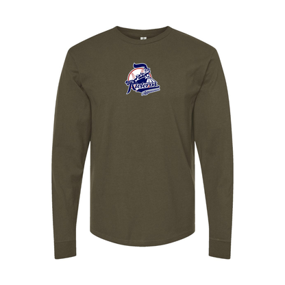 Men's Aguascalientes Rieleros Logo Long Sleeve T-Shirt