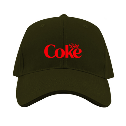 Diet Coke Logo  Dad Baseball Cap Hat