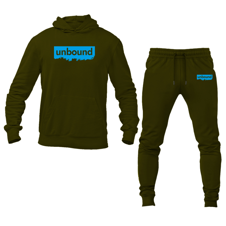 Men's Unbound Live Logo Hoodie Joggers Set