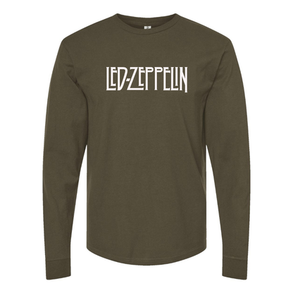 Men's Led Zeppelin Logo Cotton Long Sleeve T-Shirt