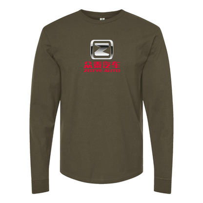 Men's Zotye Logo  Cotton Long Sleeve T-Shirt