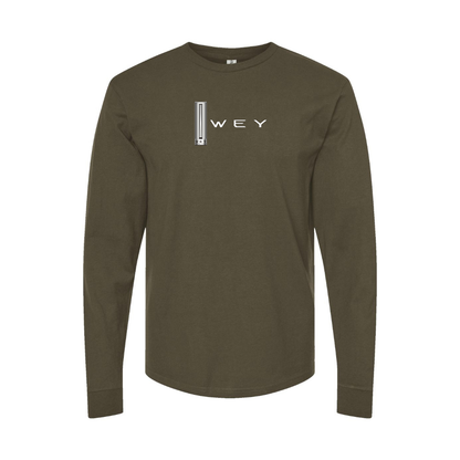Men's WEY Logo Long Sleeve T-Shirt