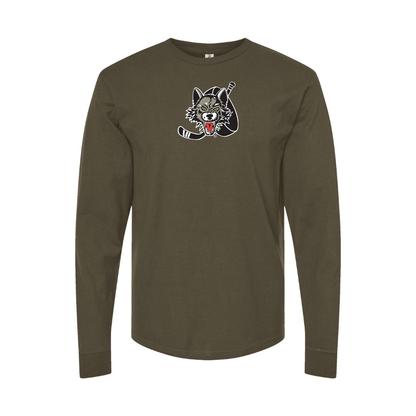 Men's Chicago Wolves Logo Long Sleeve T-Shirt