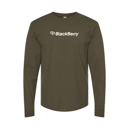 Men's Blackberry Logo Long Sleeve T-Shirt