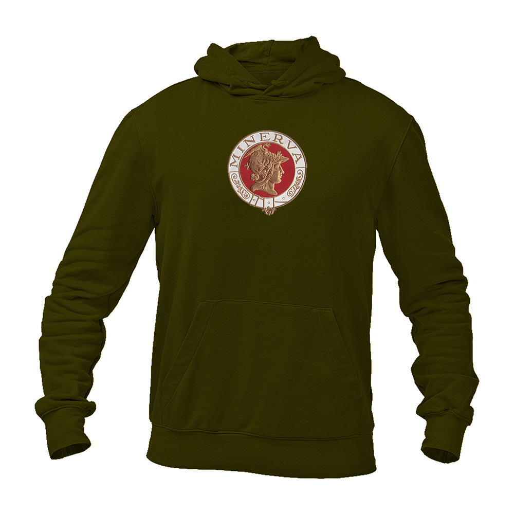 Men's Minerva Cars Logo  Pullover Hoodie