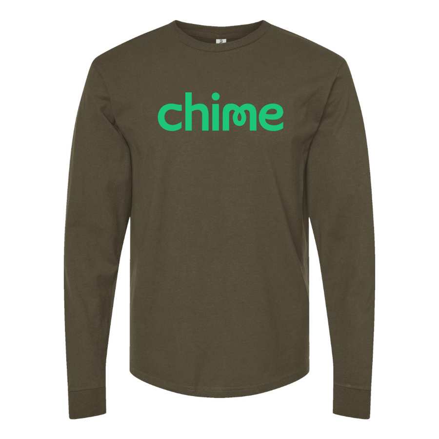 Men's Chime Logo Cotton Long Sleeve T-Shirt