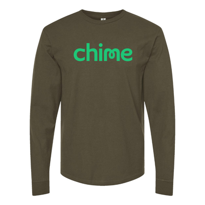 Men's Chime Logo Cotton Long Sleeve T-Shirt