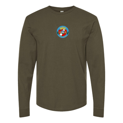 Men's Alba Regia Logo Cotton Long Sleeve T-Shirt
