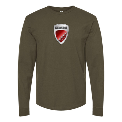 Men's Keating-Supercars Logo Cotton Long Sleeve T-Shirt