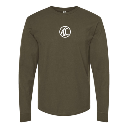 Men's AC Logo Cotton Long Sleeve T-Shirt