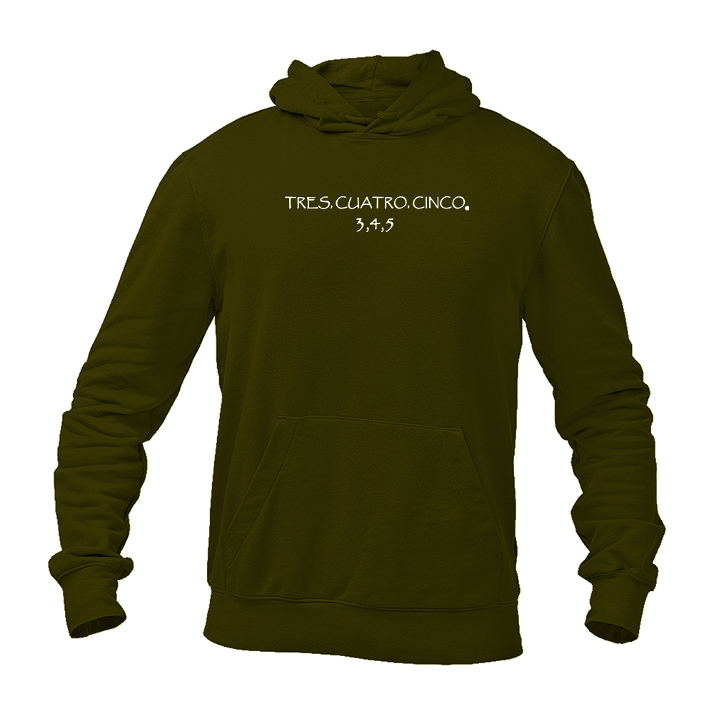 Men's Tres Cuatro Cinco Logo Pullover Hoodie