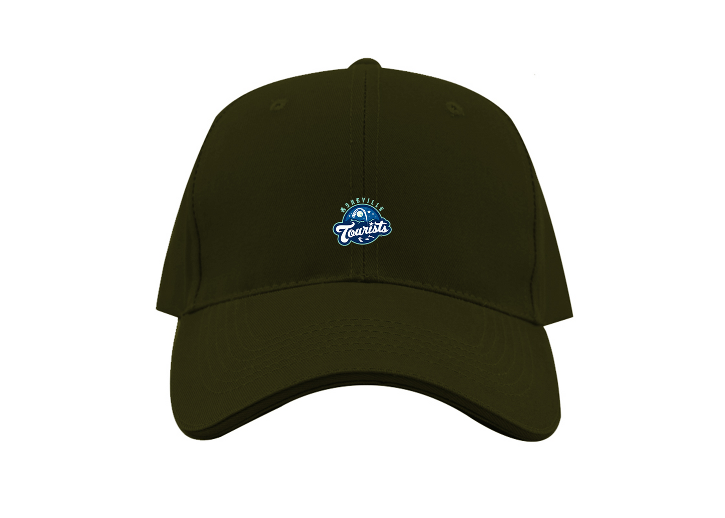Asheville Tourists Logo Dad Baseball Cap Hat