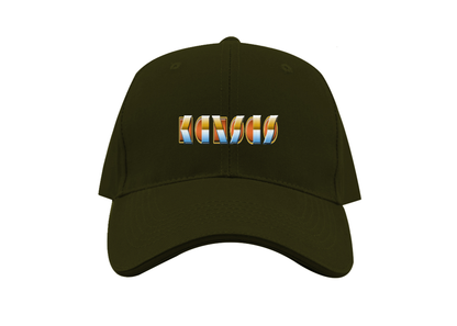 Kansas Logo Dad Baseball Cap Hat