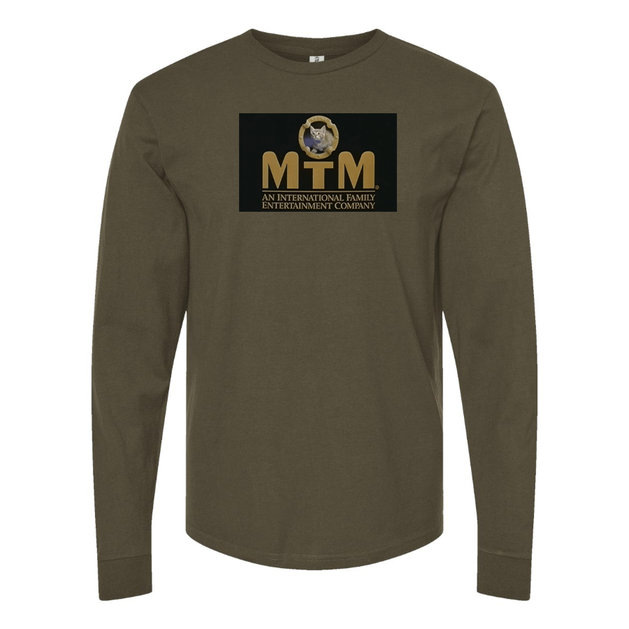 Men's  MTM Logo Cotton Long Sleeve T-Shirt