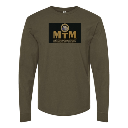 Men's  MTM Logo Cotton Long Sleeve T-Shirt