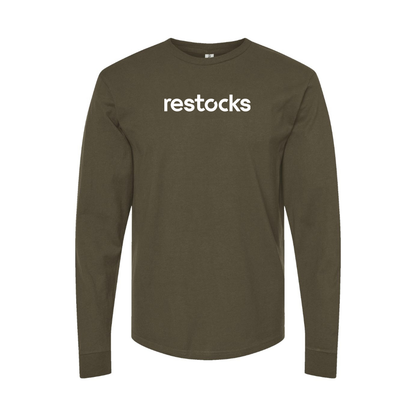 Men's Restocks Logo Long Sleeve T-Shirt