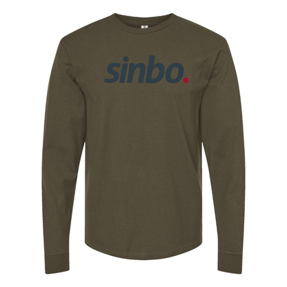 Men's Sinbo Logo Cotton Long Sleeve T-Shirt
