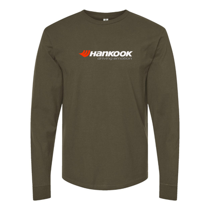 Men's  Hankook Logo Cotton Long Sleeve T-Shirt