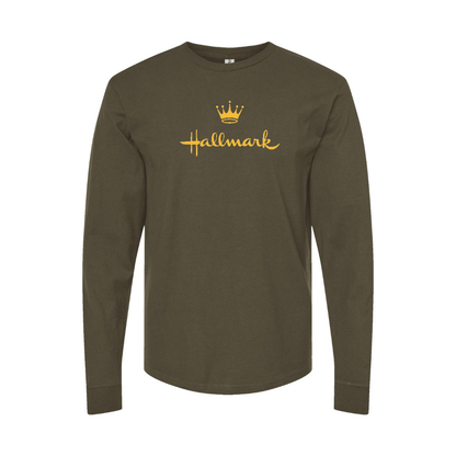 Men's Hallmark golden logo Long Sleeve T-Shirt