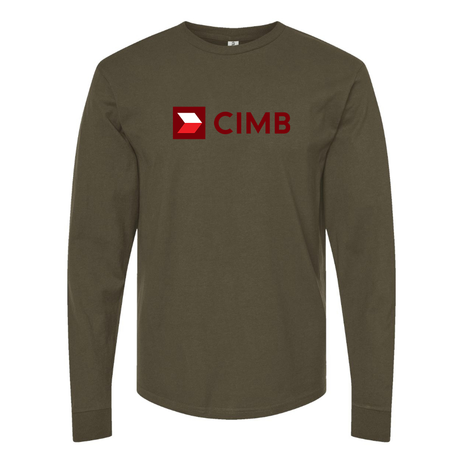 Men's CIMB  Logo Cotton Long Sleeve T-Shirt