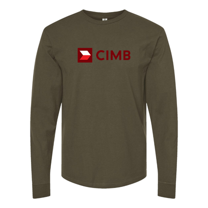 Men's CIMB  Logo Cotton Long Sleeve T-Shirt