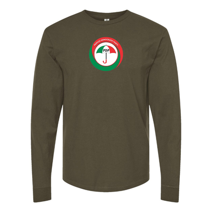 Men's  PDP Logo  Cotton Long Sleeve T-Shirt