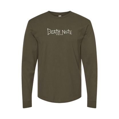 Men's Death Note Logo Long Sleeve T-Shirt