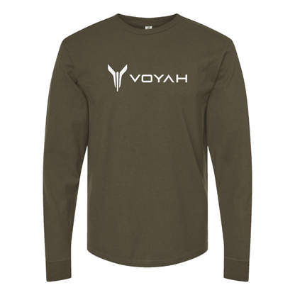 Men's Voyah  Logo  Cotton Long Sleeve T-Shirt