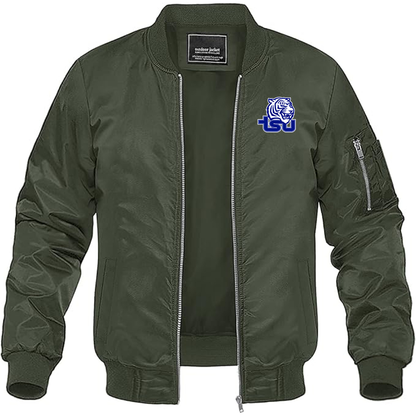 Men's Tennessee State Tigers Lightweight Bomber Jacket - Army Green