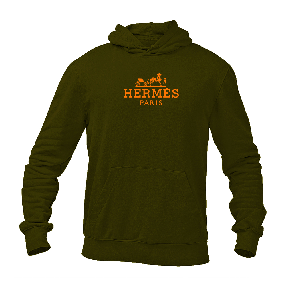 Men's Hermès Logo Pullover Hoodie