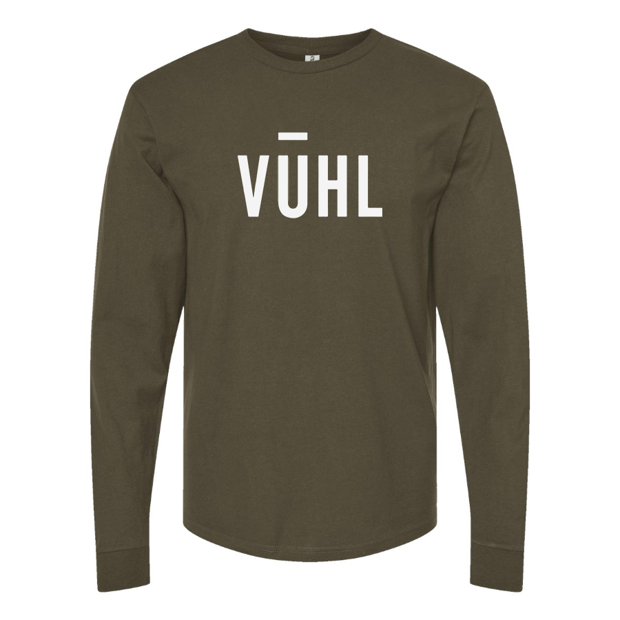 Men's VUHL Logo  Cotton Long Sleeve T-Shirt
