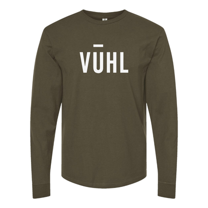 Men's VUHL Logo  Cotton Long Sleeve T-Shirt