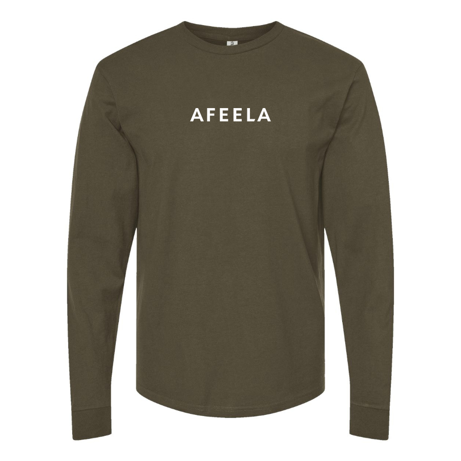 Men's Afeela  Logo Cotton Long Sleeve T-Shirt