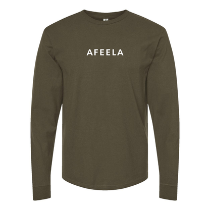 Men's Afeela  Logo Cotton Long Sleeve T-Shirt