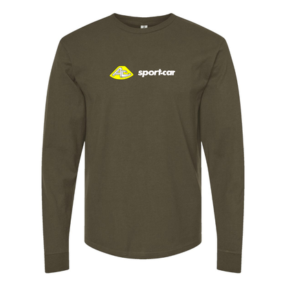Men's AC Sport Car  Logo Cotton Long Sleeve T-Shirt